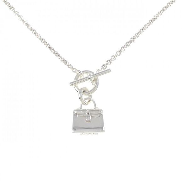 Hermes Amulette Kelly 925 Silver Necklace - Picture 1 of 6